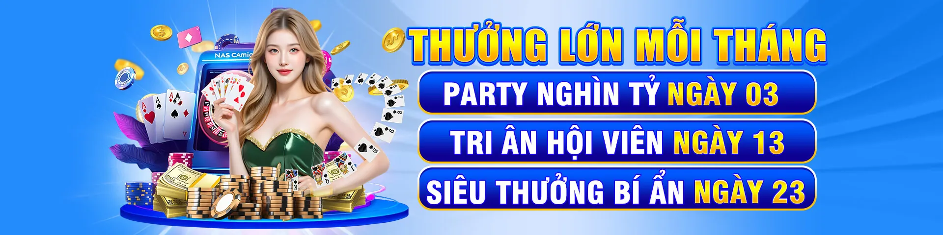 Sòng bạc trực tuyến Ricvip Win với người chia bài trực tiếp và không khí sôi động